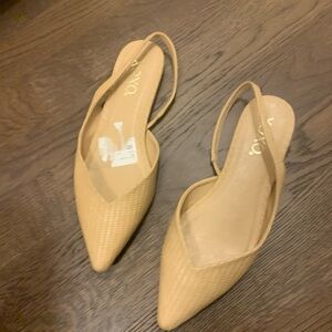 Loeffler Randall Beige Women's Slingback Shoes